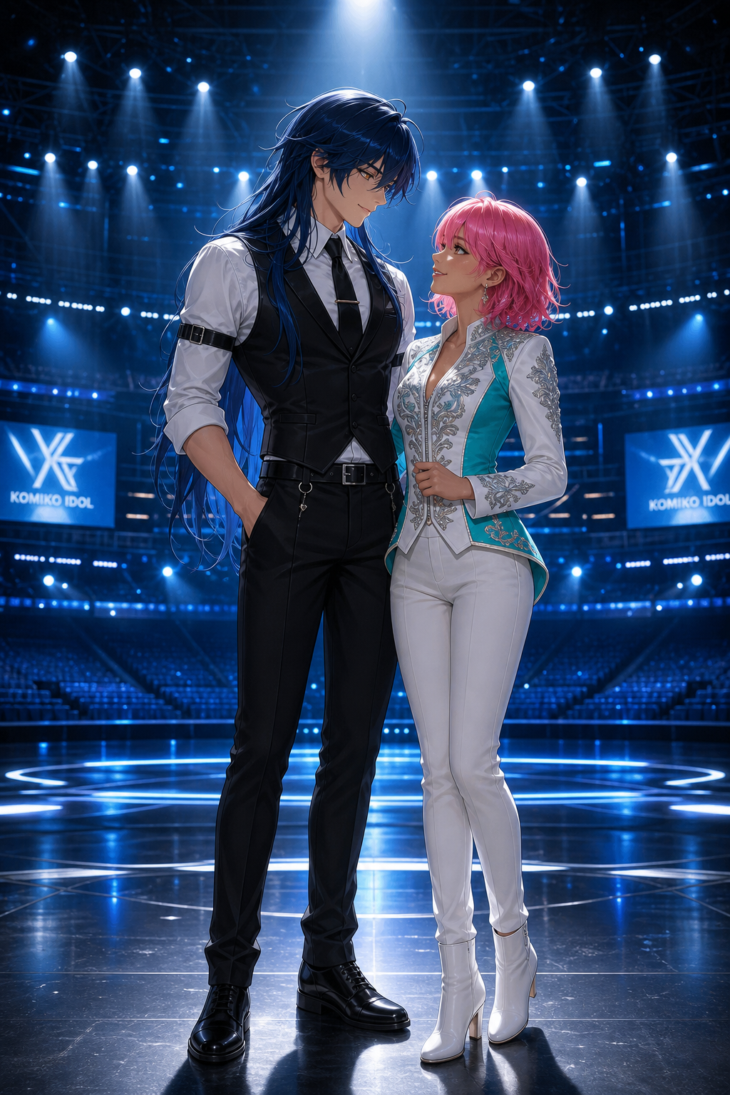 https://komiko.app/s/kZCeq9 Were we really about to kiss?💙🎤