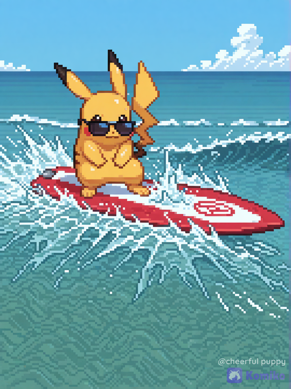 Hang ten, little buddy!