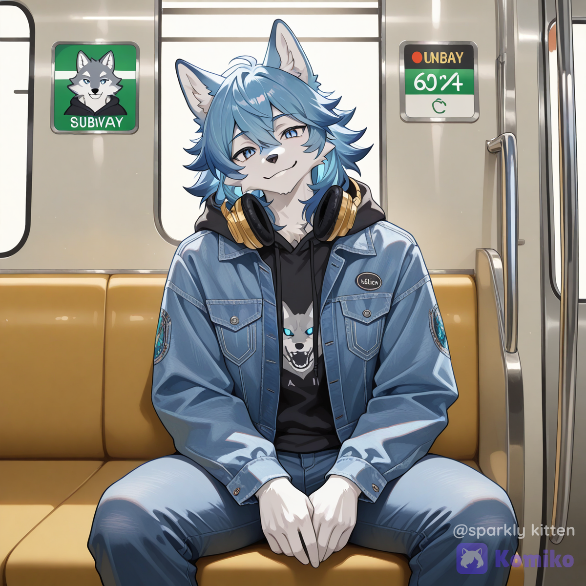 Nice person on a train… frfr