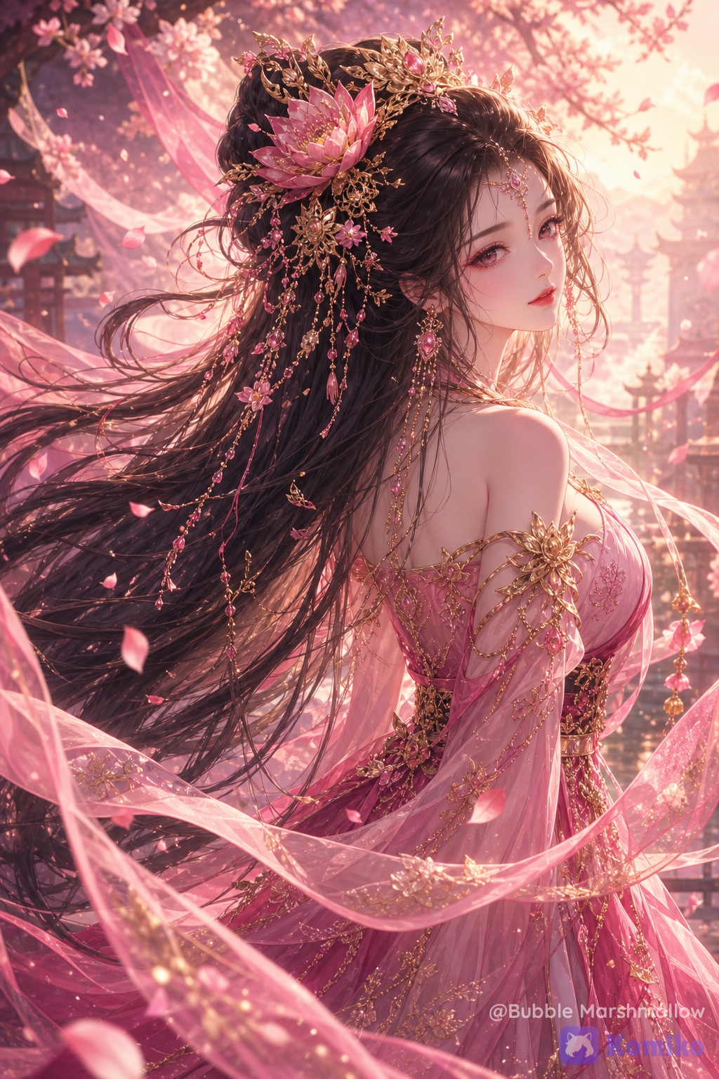 She arrived with the spring breeze🌸