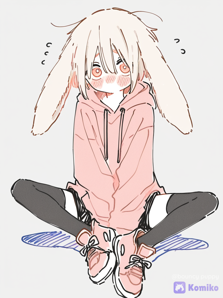 Shy Little Bunny Boy