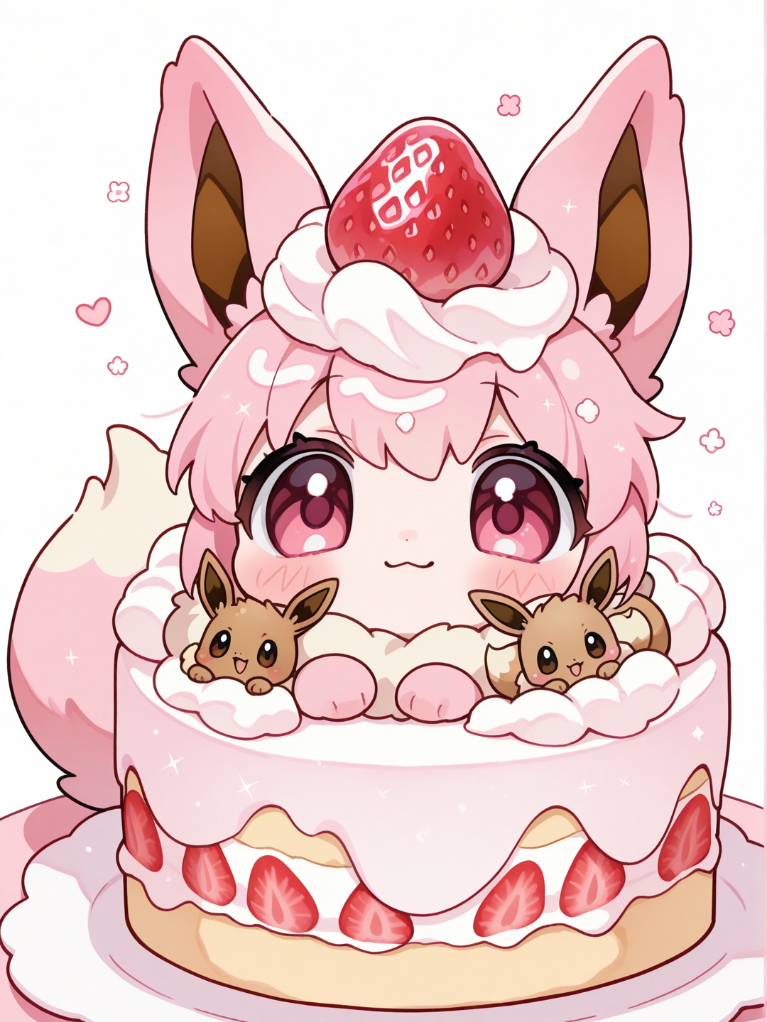 Christmas Cake Eevee