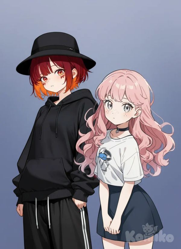 Sakura and Miko