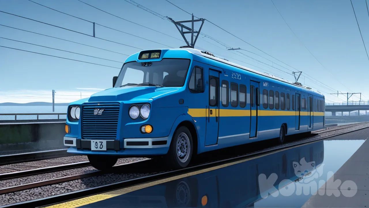 It's a car? It's a train? It's a bus?