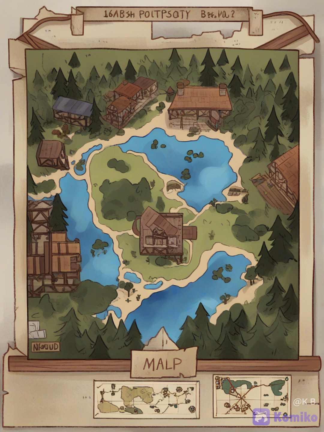 MHA AU Direwolf maps