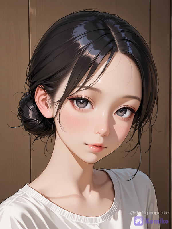 A girl with a hardworking personality
