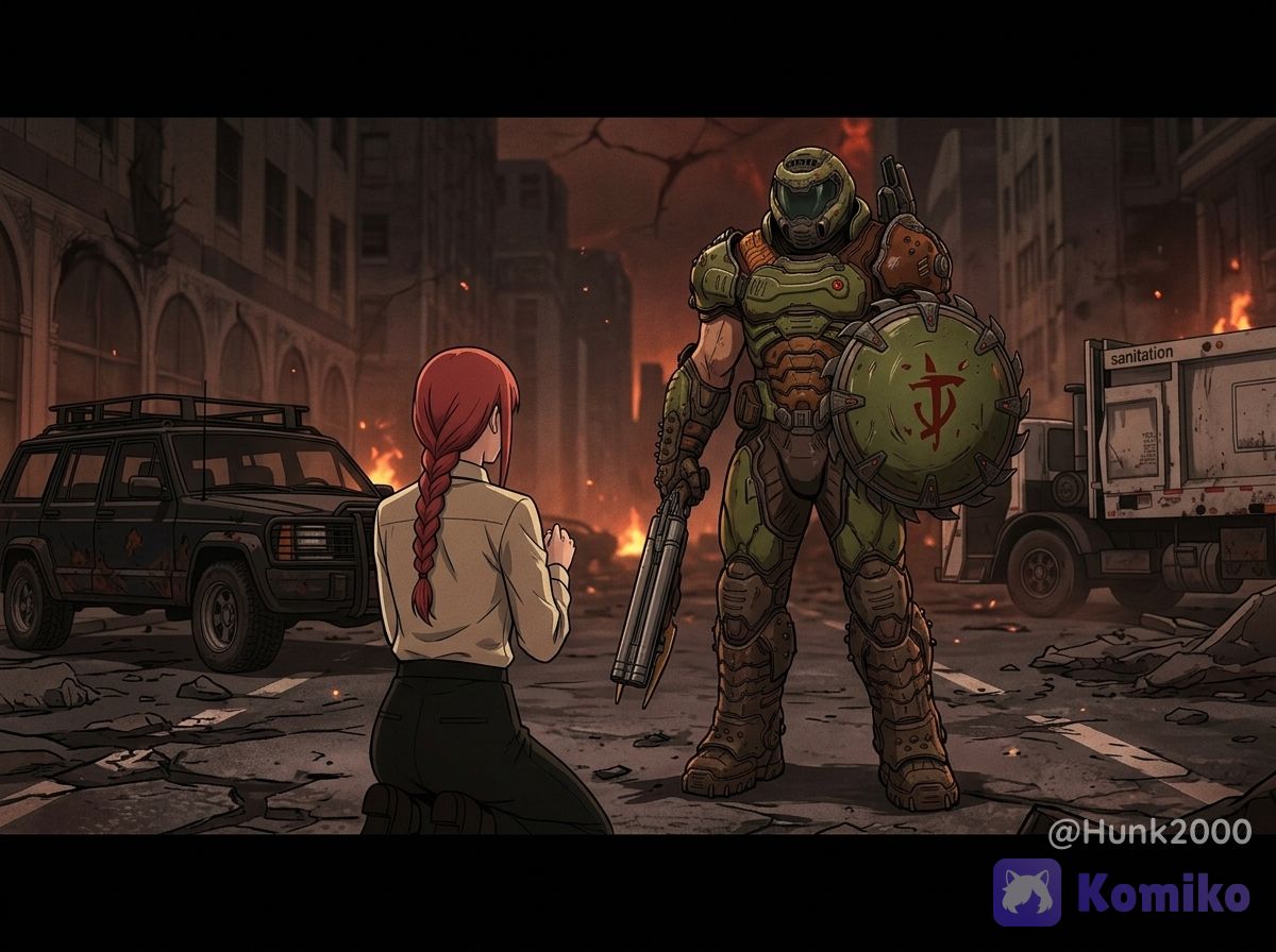 The second hero of Hell's botched greeting