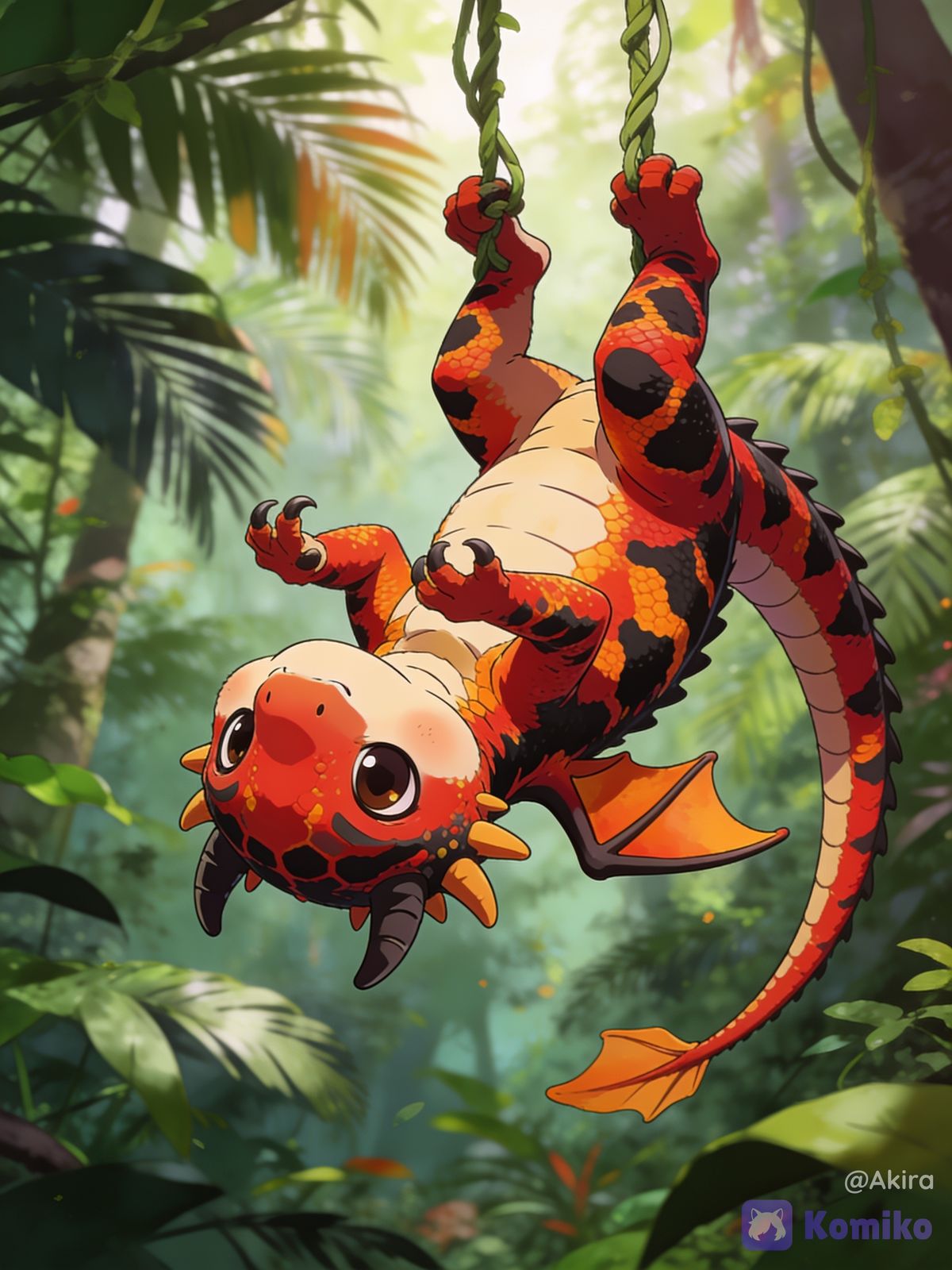 Cute Dragon 🌴🪢🌿 (Vines)