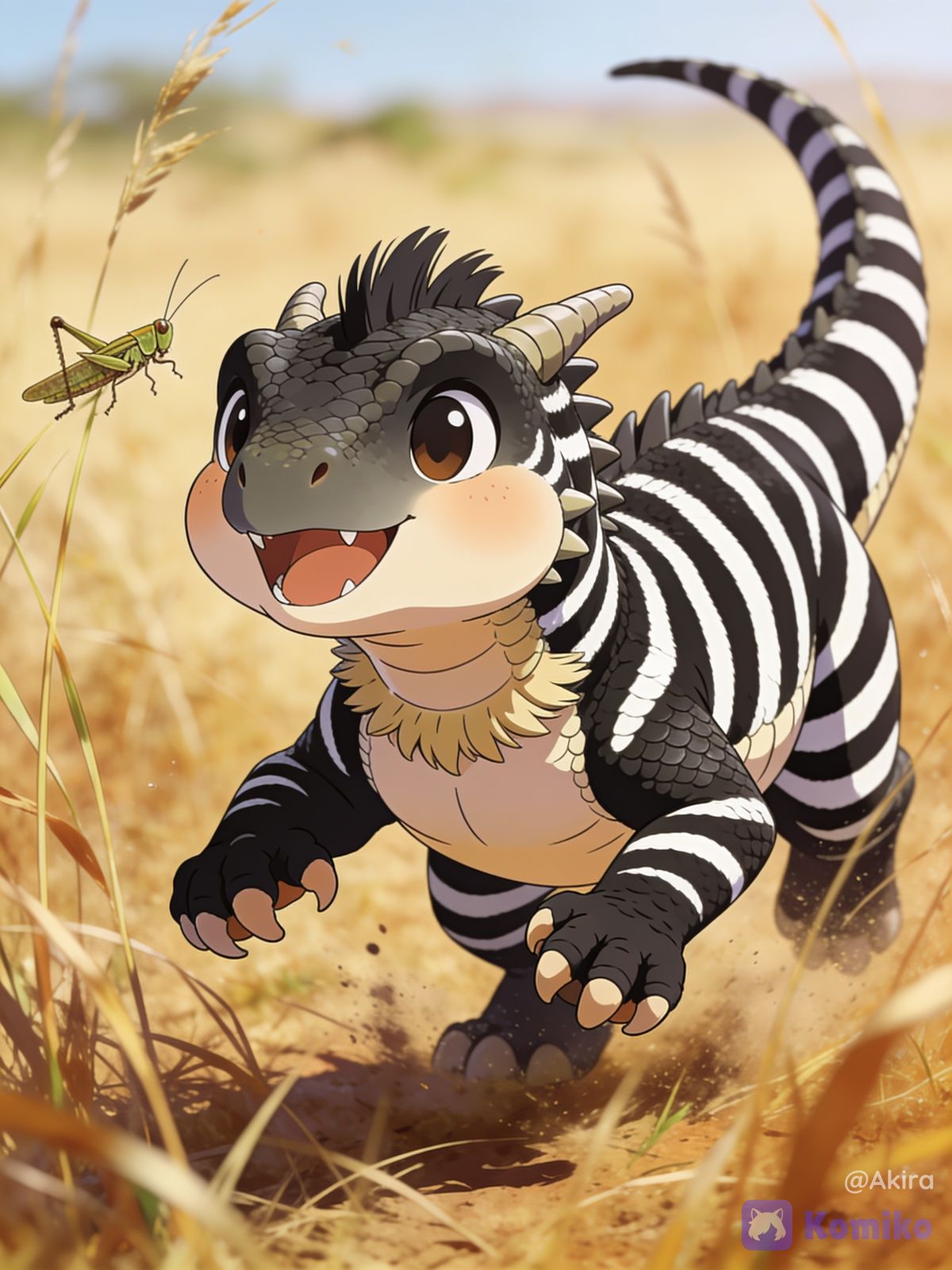 Cute Dragon 🌴🦓🦒🦏🌾(African Savanna)