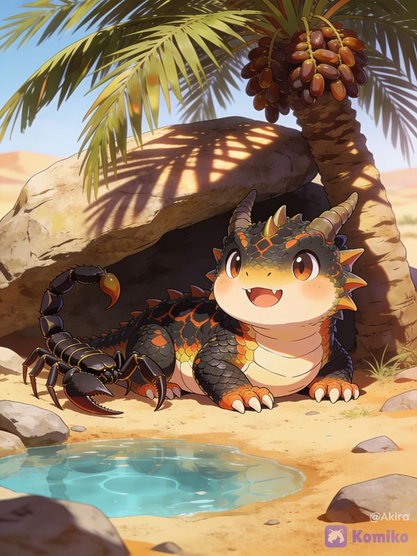 Cute Dragon 🏜🦂 (Desert)