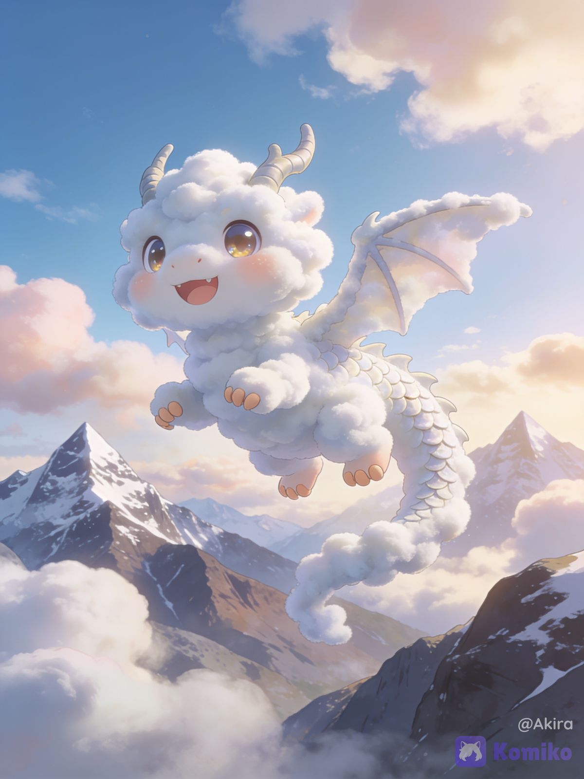 Cute Dragon ☁️⛅️ (cloud)