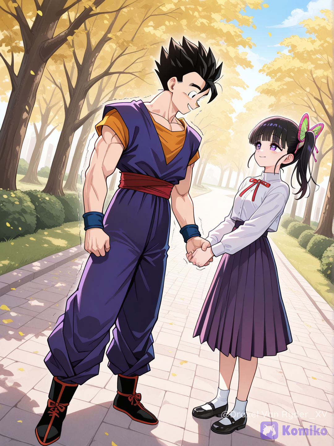 Gohan conoce a Kanao Tsuyuri