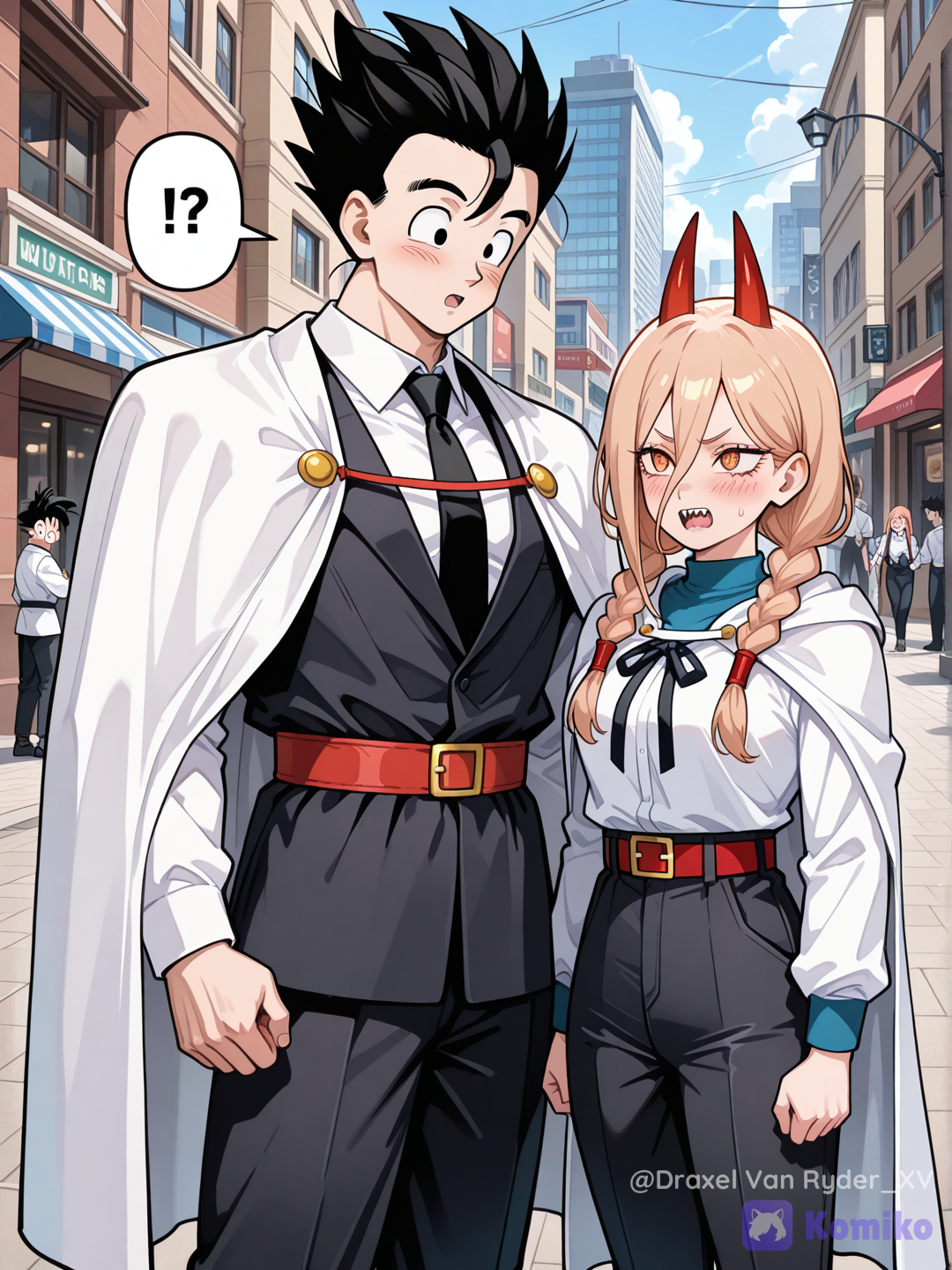 Gohan y Power se encuentran