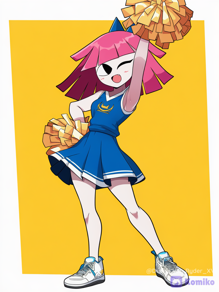 Claire la animadora más optimista