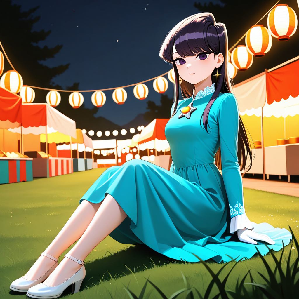 Komi shouko cosplay as rosalina