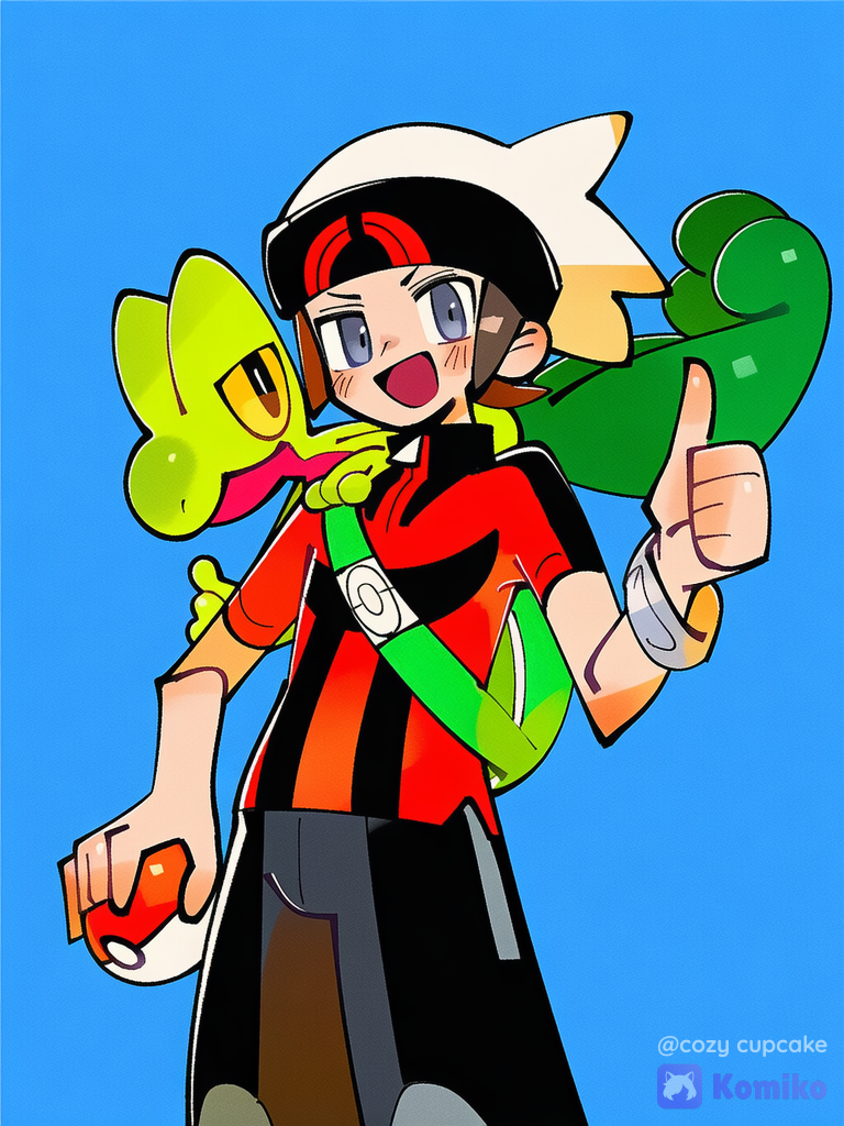 Brendan and his treecko