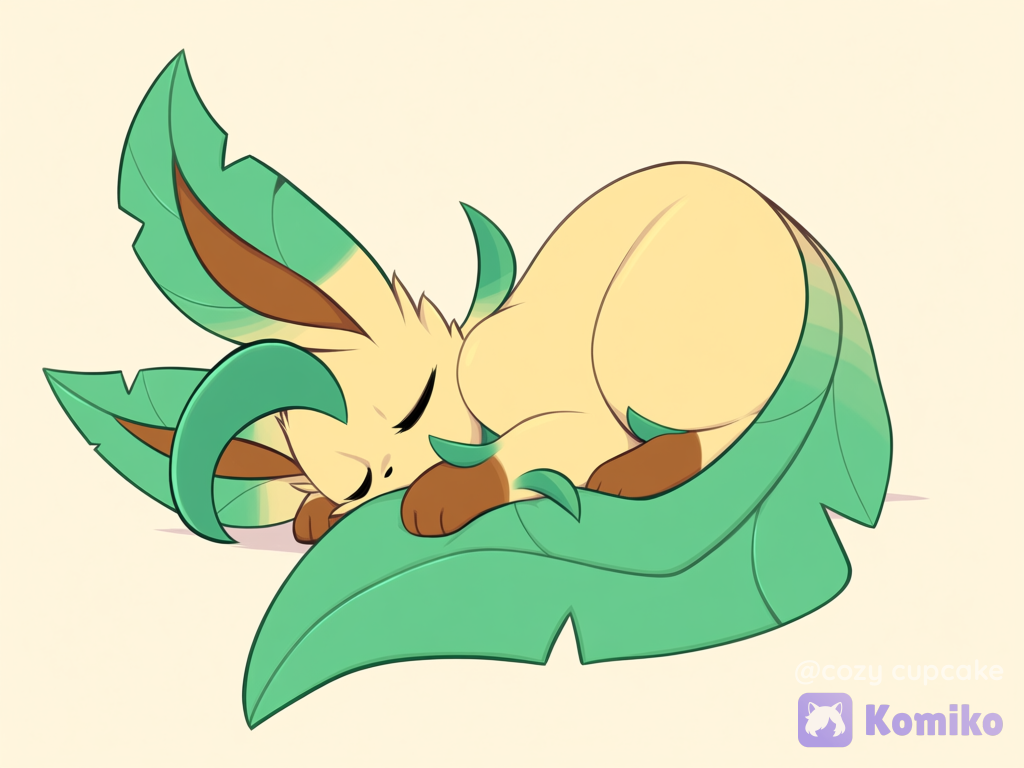 Leafeon Sleeps