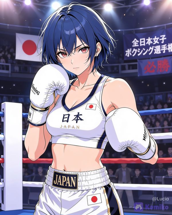 Japanese female boxer