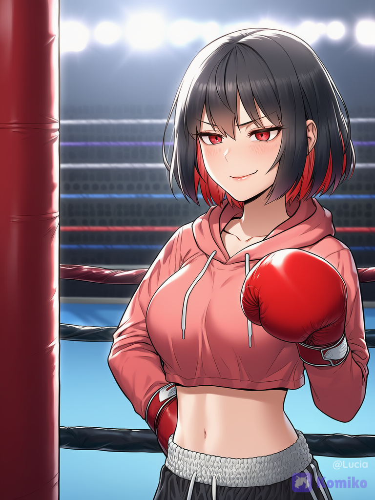 Rockstar after boxing training