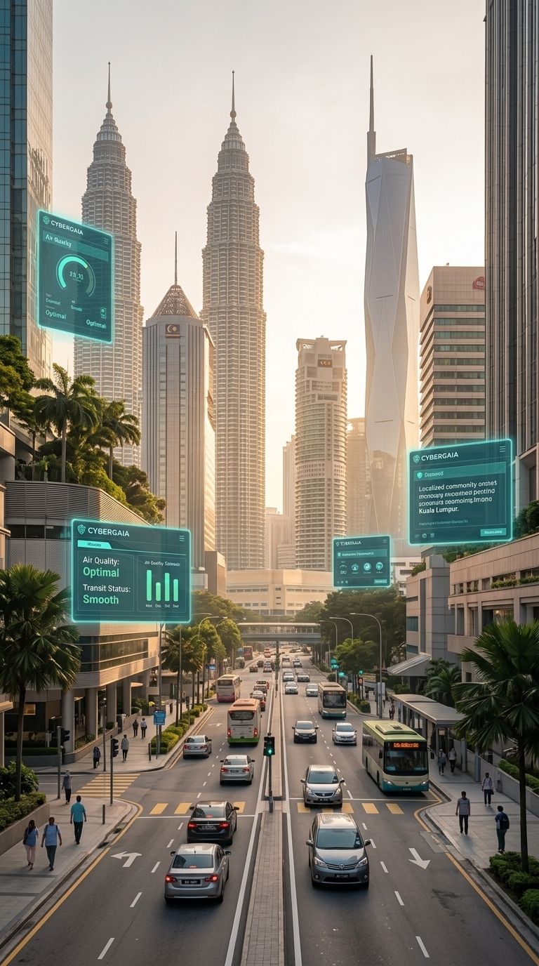 Cyber KL Morning Glow 🌅✨