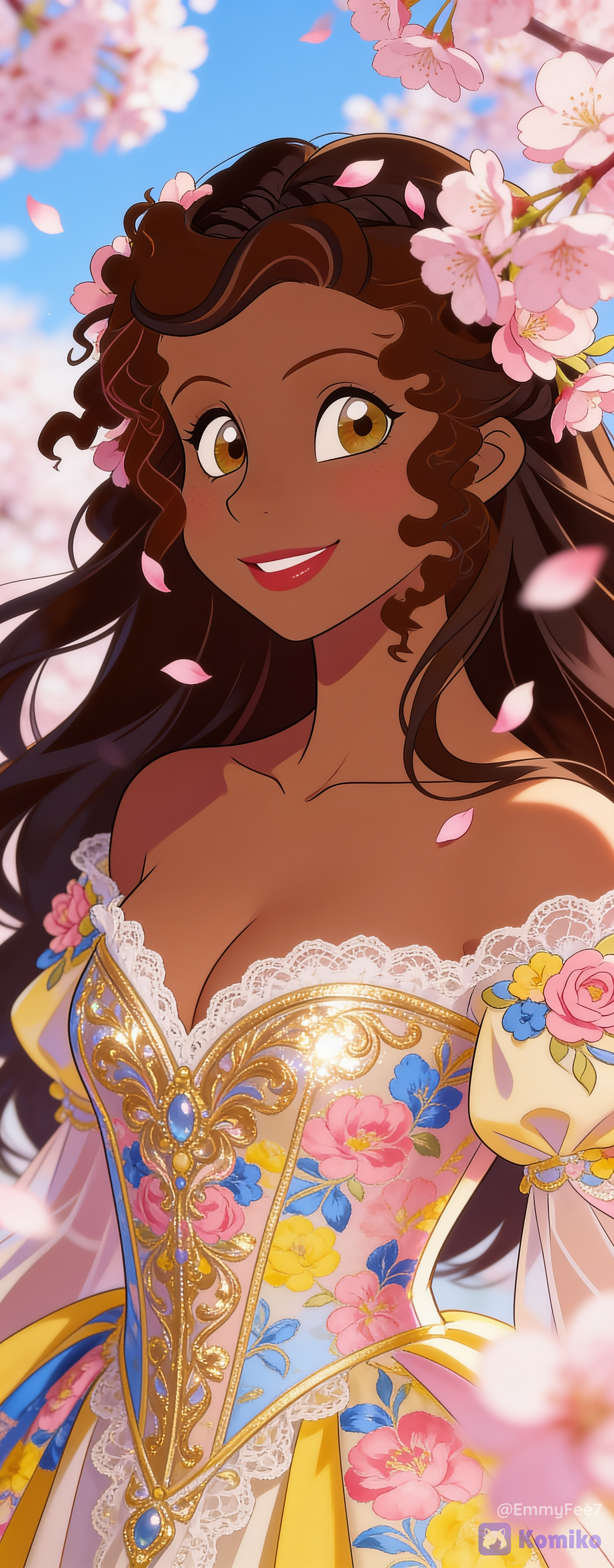Elisheva cheery blossom gown