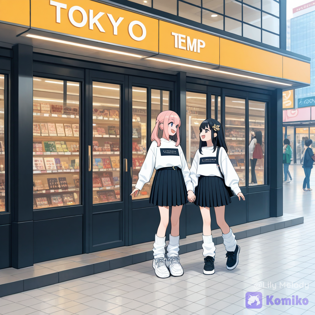 Another girlfriends shopping together