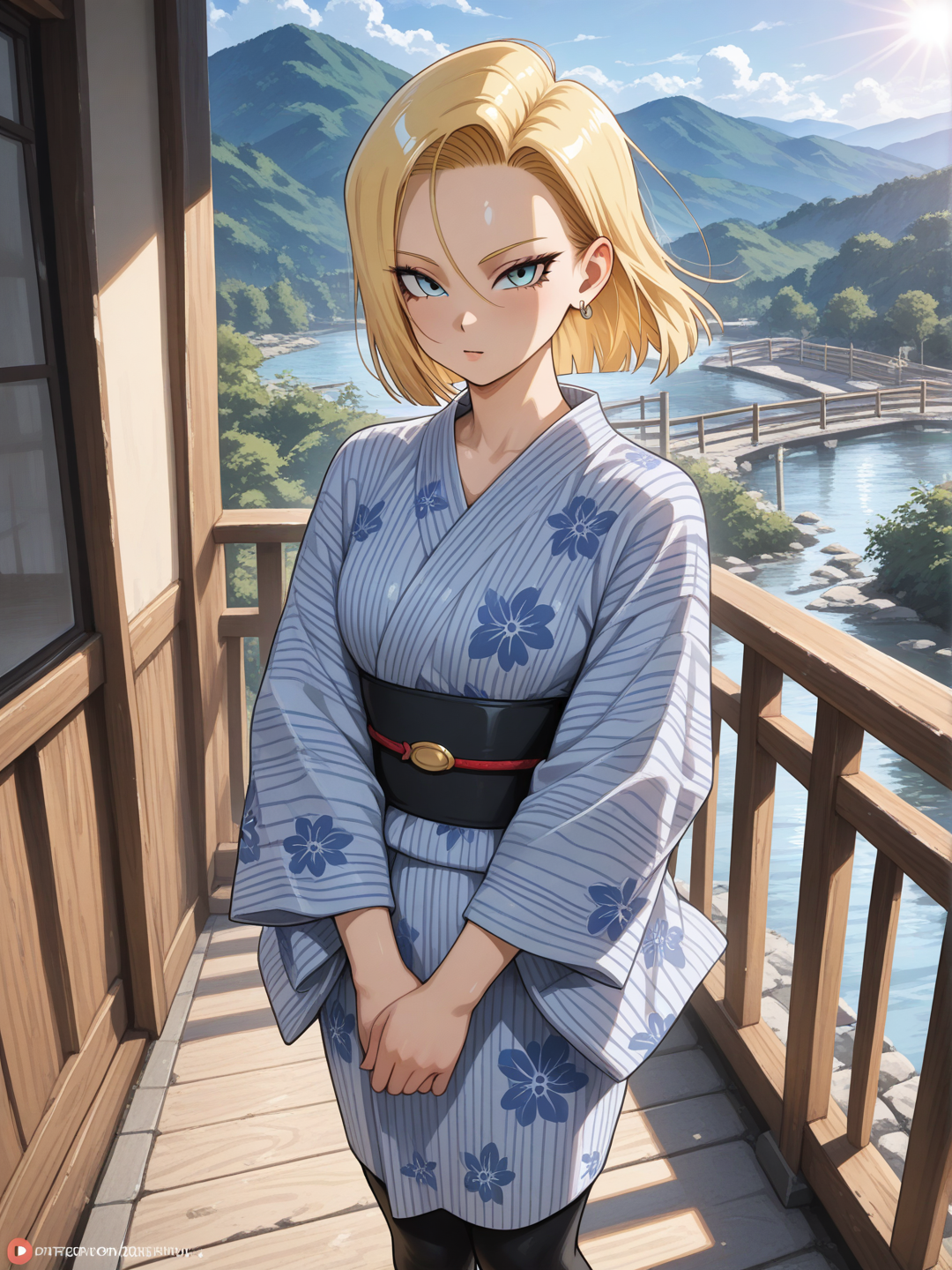 Android 18, enjoying life