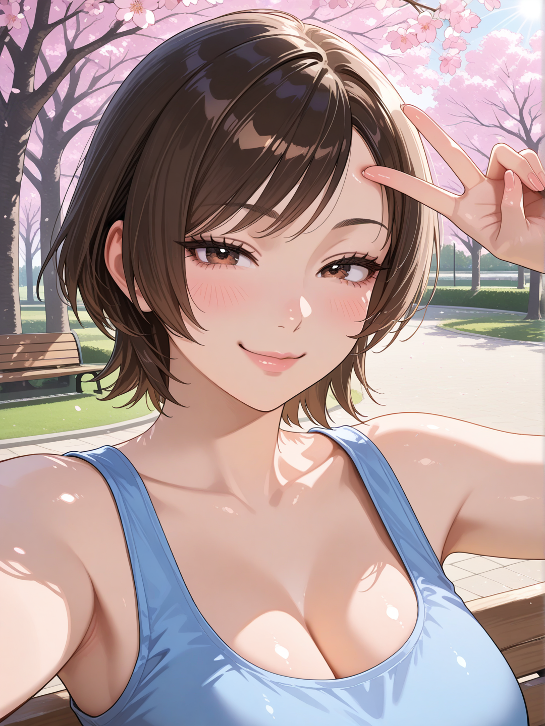 Asuka Kazama selfie