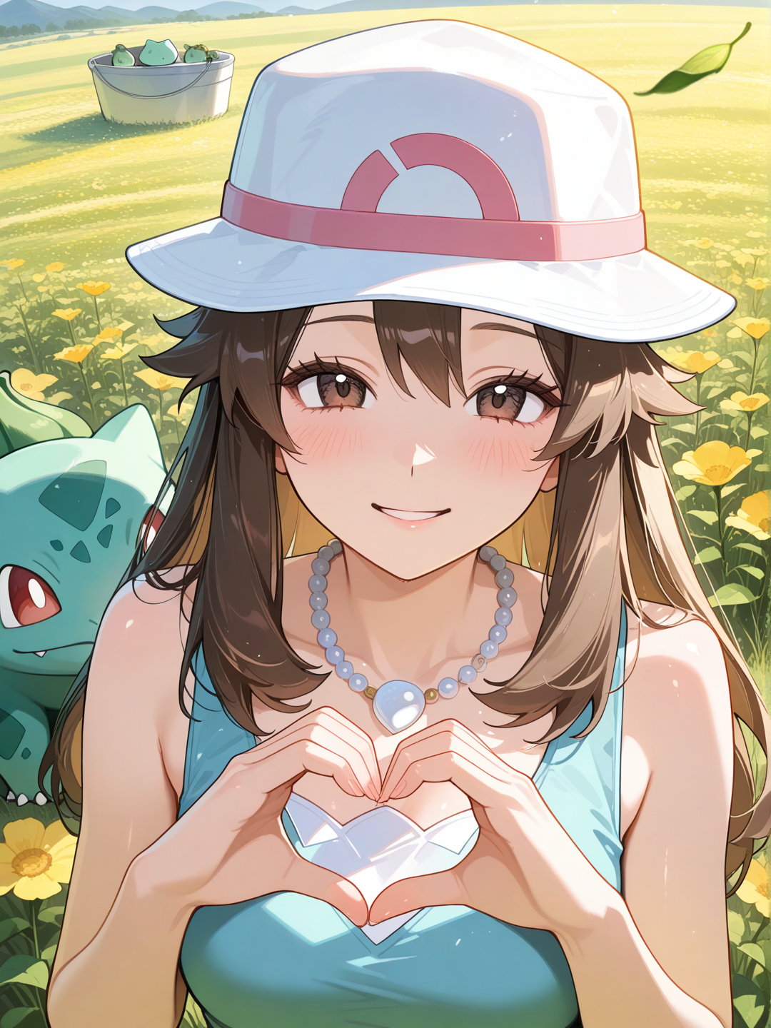 Leaf and Bulbasaur 💚