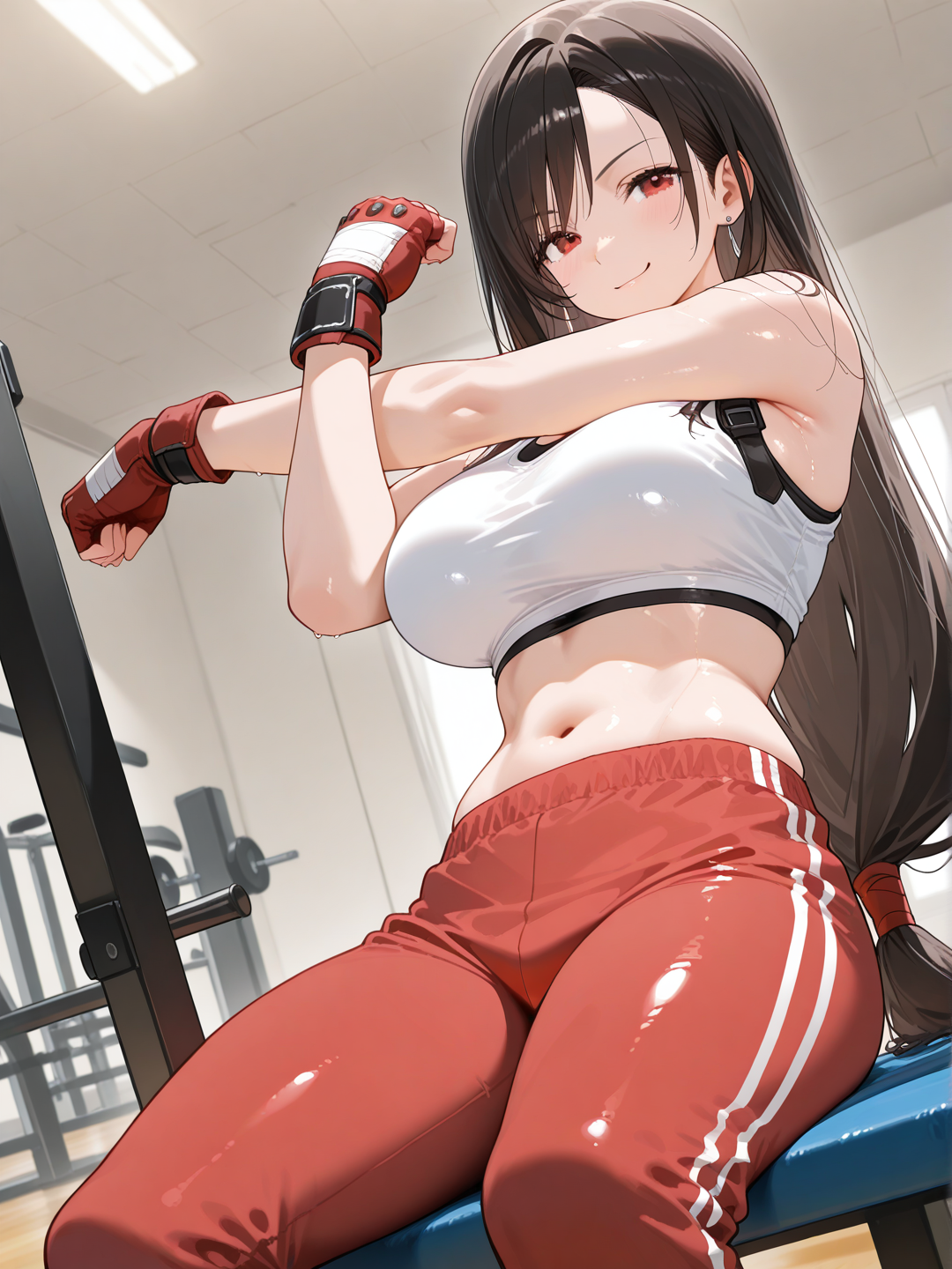 Tifa, getting prepared
