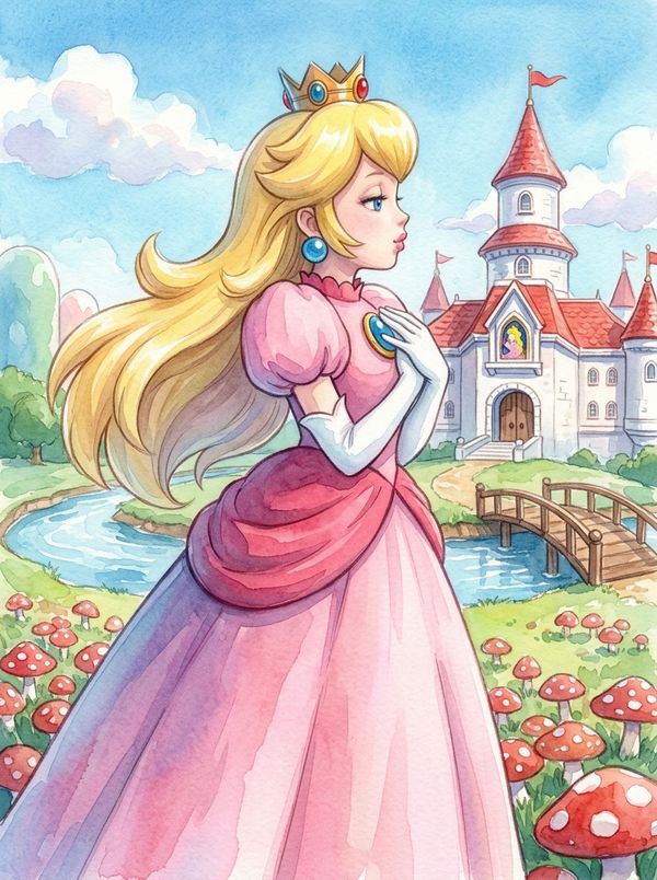 Princess Peach artwork