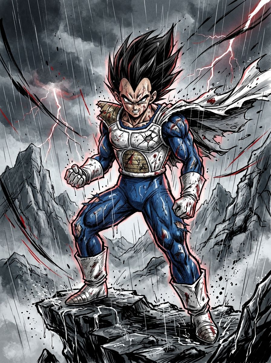 Saiyan Warrior Prince