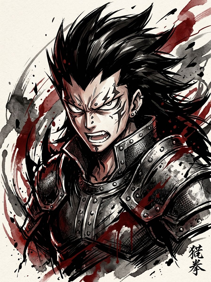 Gajeel, epic artwork