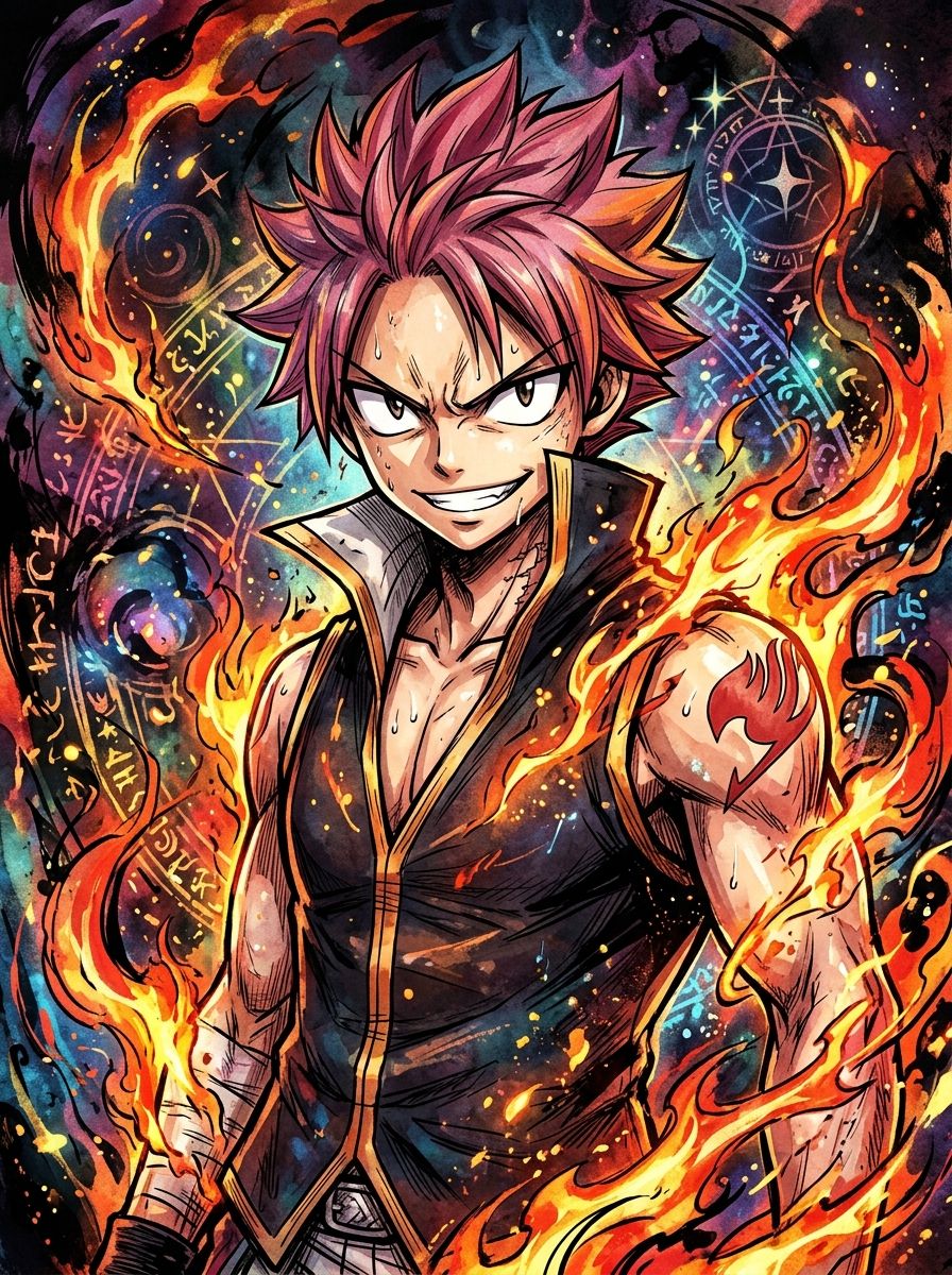 Natsu Dragneel (Majin's Art Style)