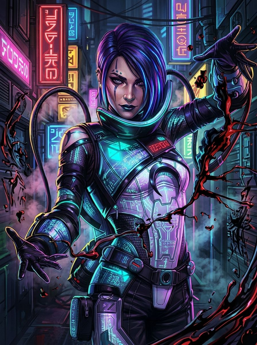 Catalyst (neon punk style)