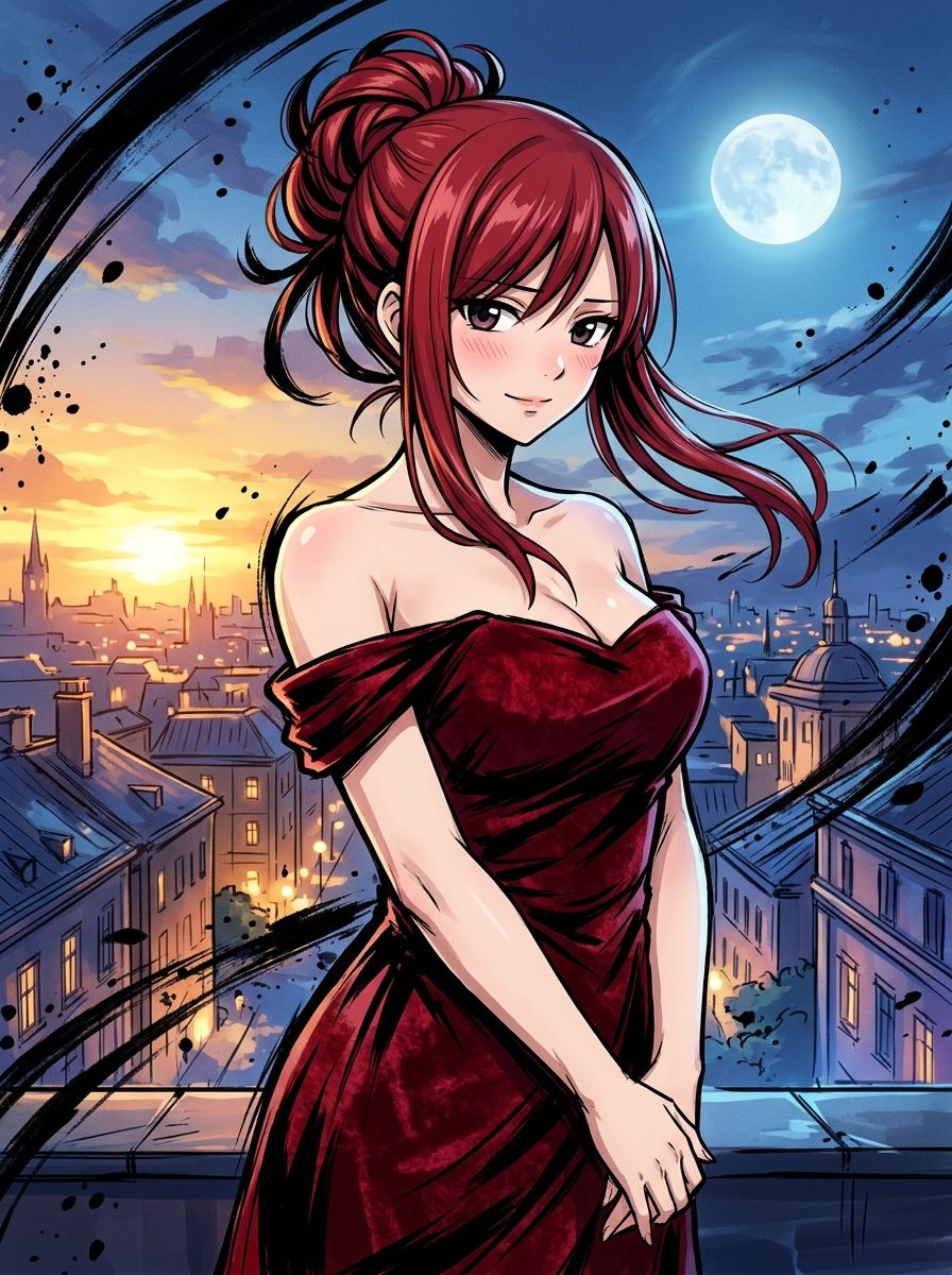 Erza Scarlet (Ink style)