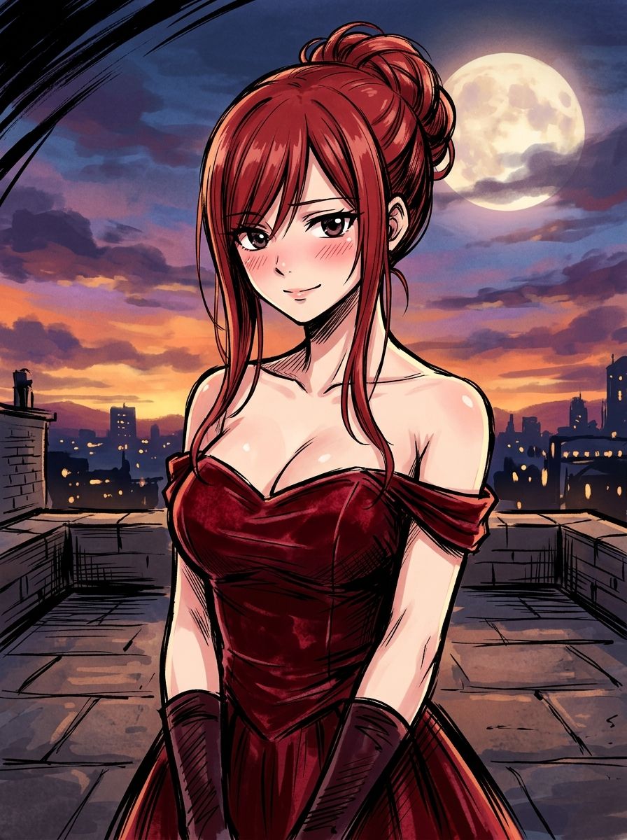 Erza Scarlet (Ink style)