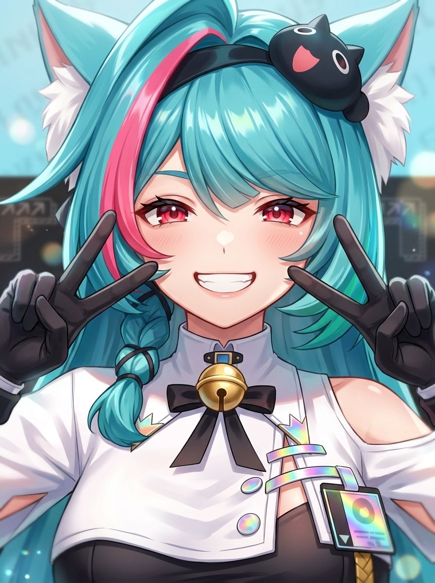 Mint: Playful Cat-Girl