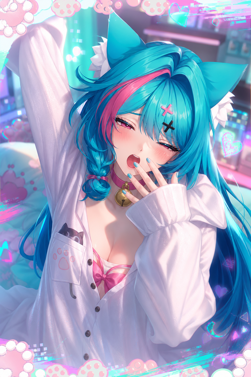 Sleepy Kitty Mint