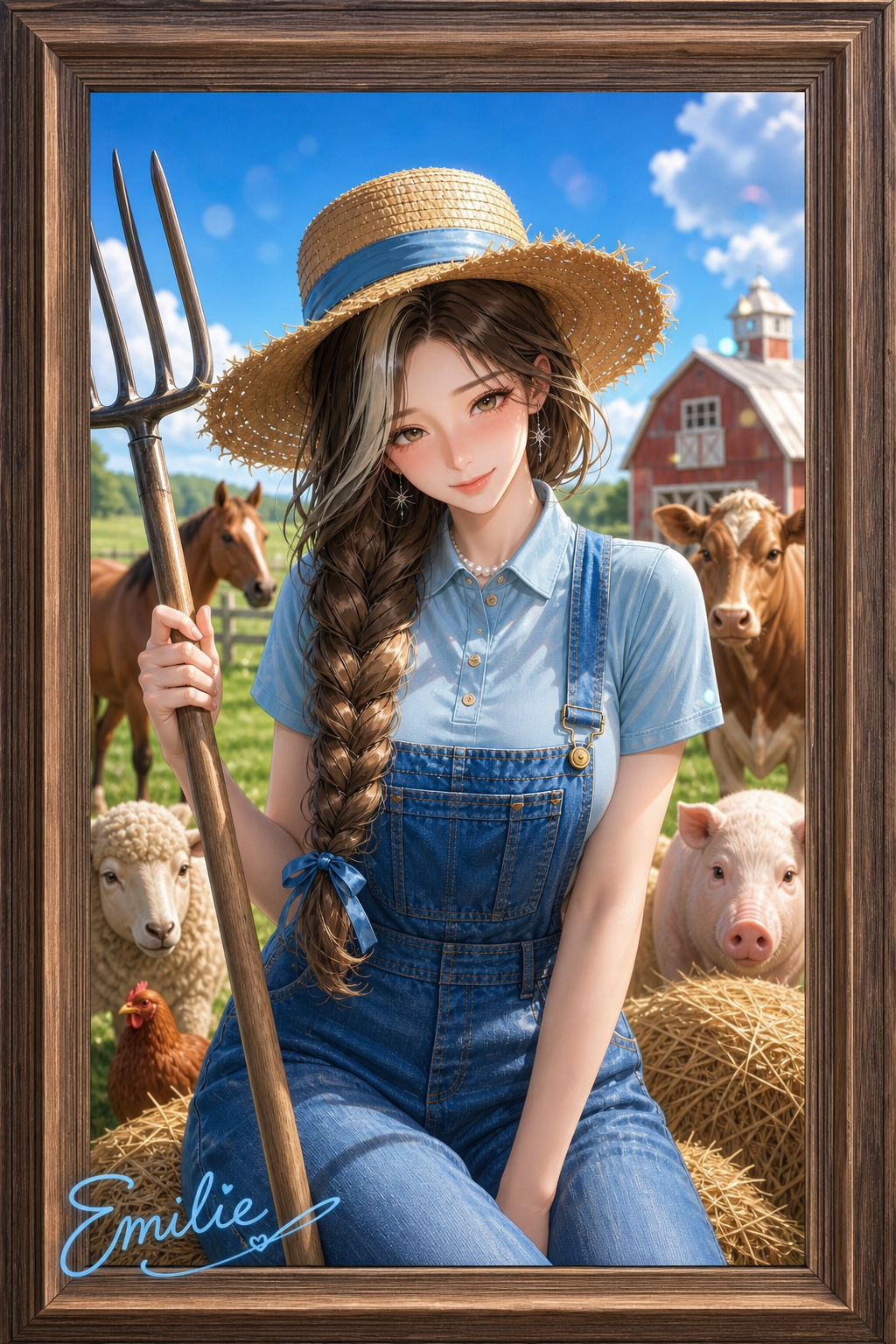 Émilie: Wholesome farm girl