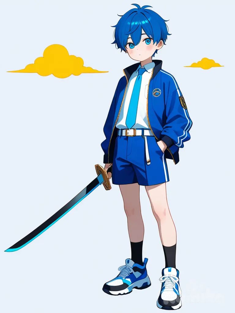 blue