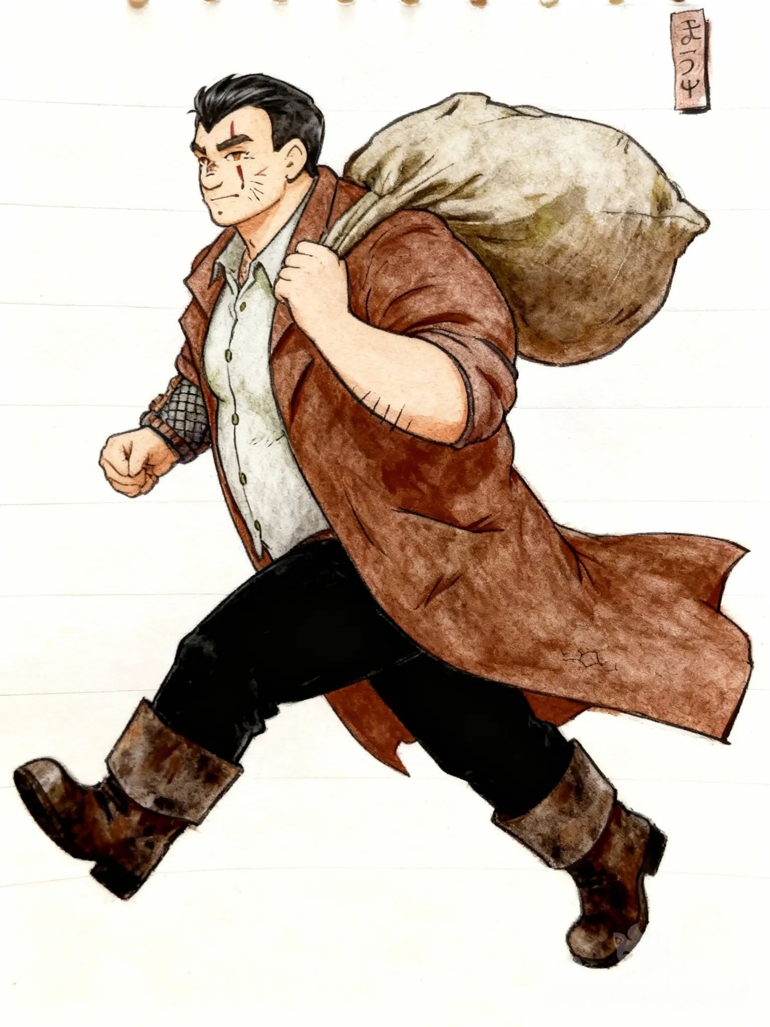 Boris corriendo 