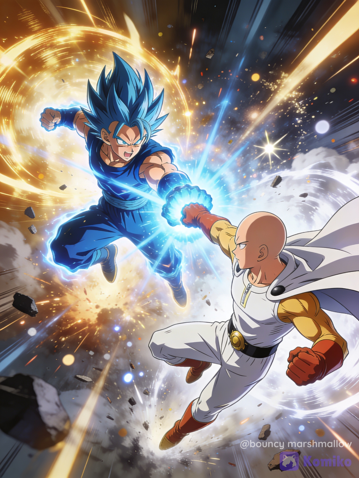 Goku vs saitama 