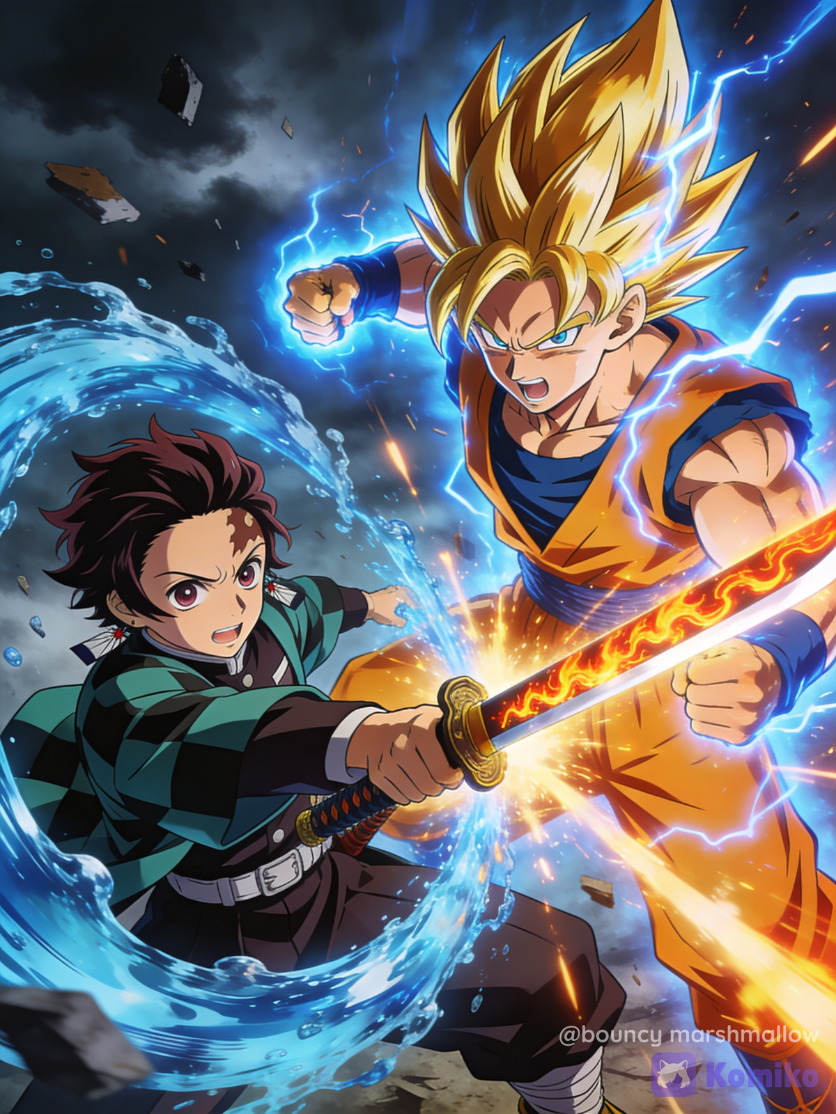 Goku vs tanjiro