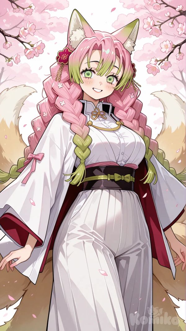 @Kanroji_Mitsuri, as a kitsune