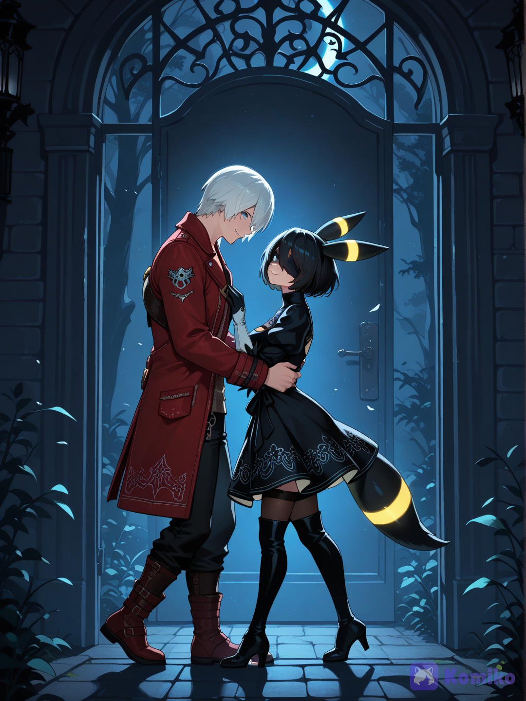 2B fusionner avec Noctali et Dante en lune de miel