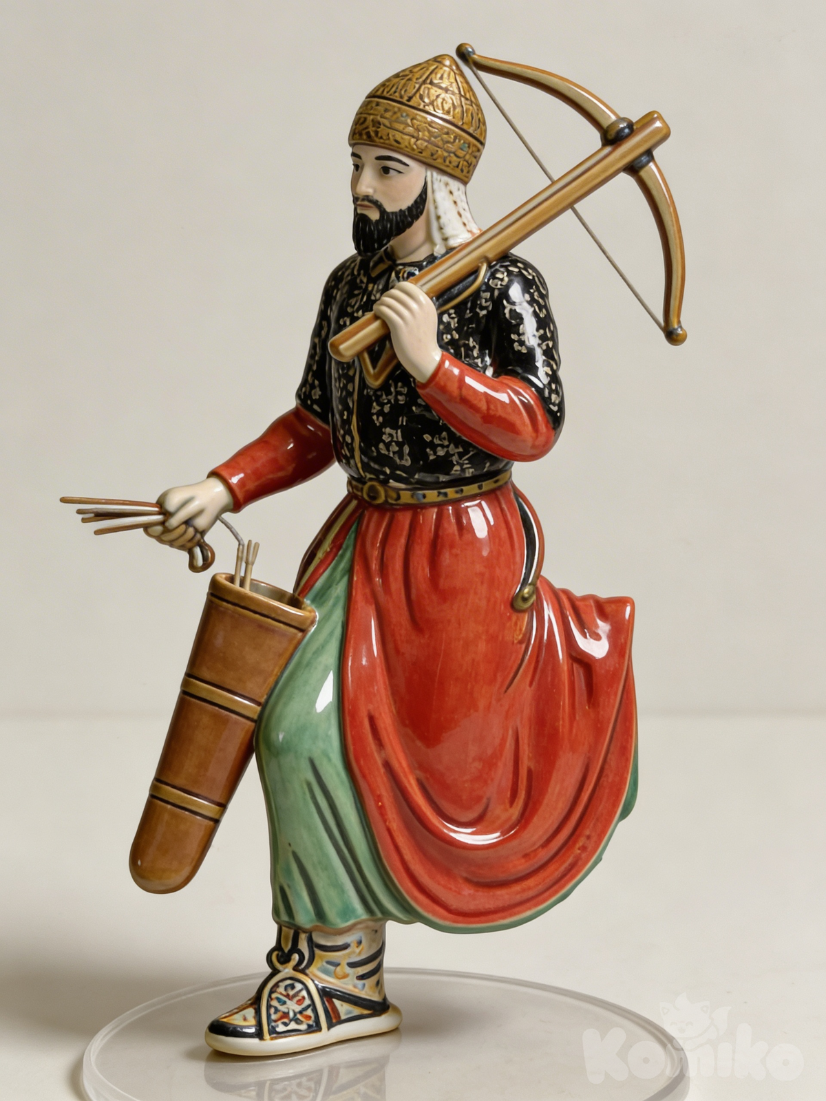 Mounted crossbowman