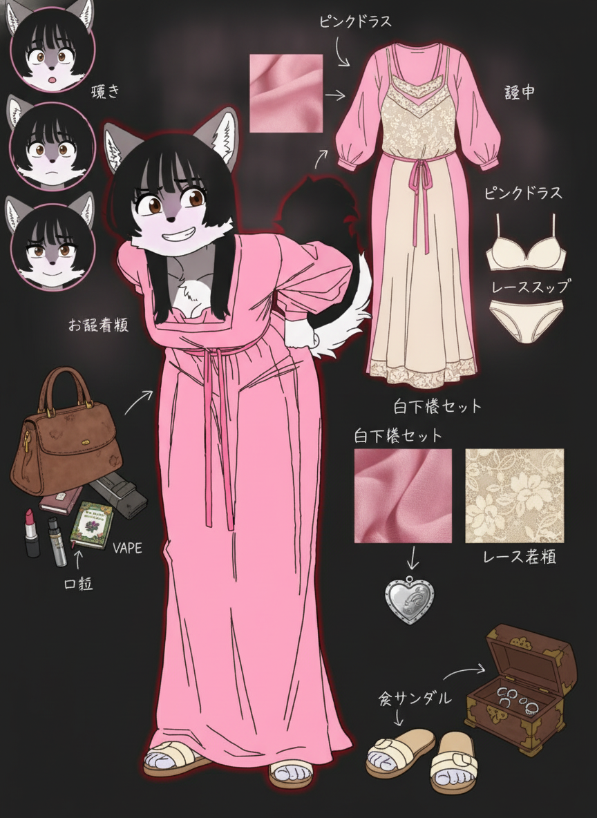 Wolfy parts she has