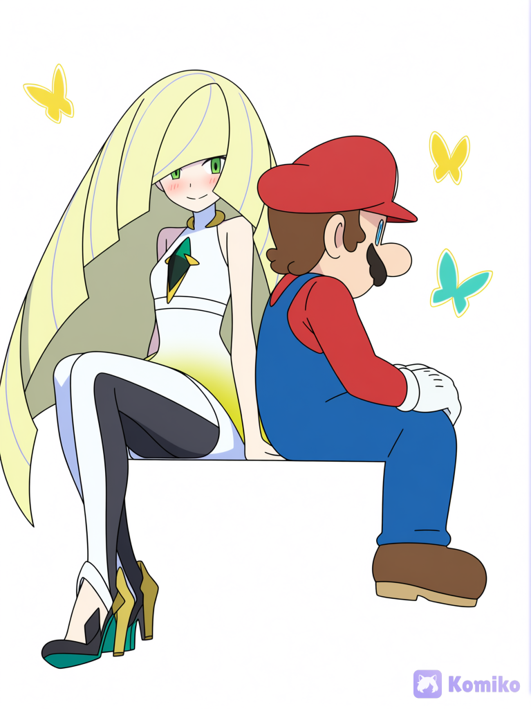 Mario x Lusamine primeras citas