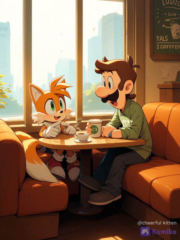 Los "Player 2" más populares platicando en una cafeteria